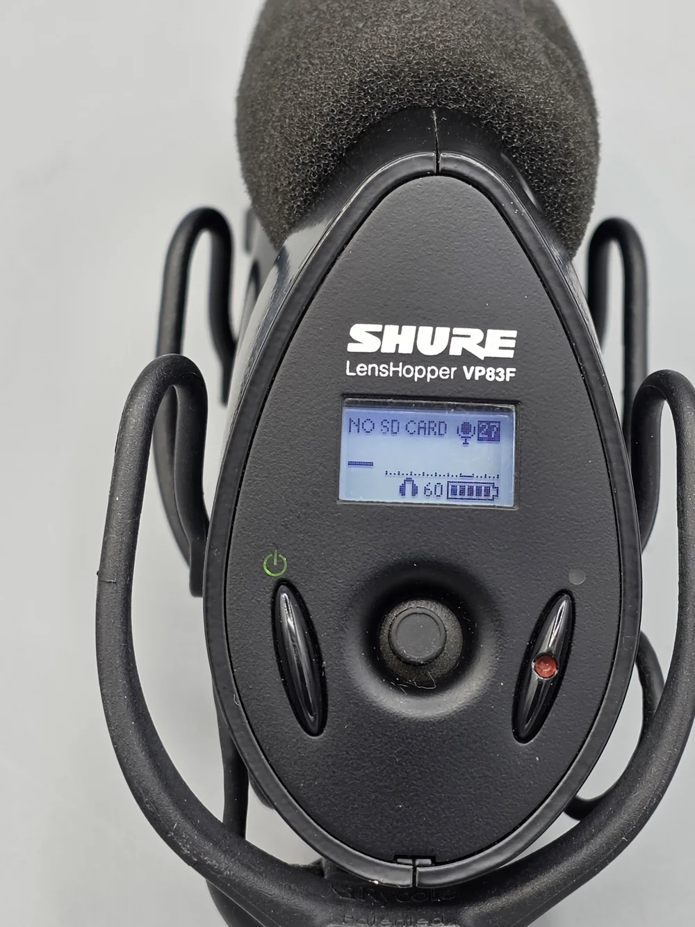Shure Black Shotgun Microphone with Foam Windshield
